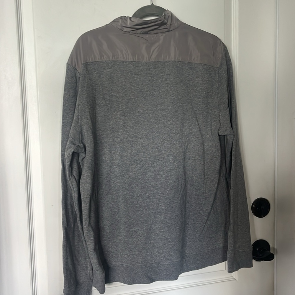 Bugatchi Gray Quarter Zip, Pullover Sweatshirt 95… - image 4